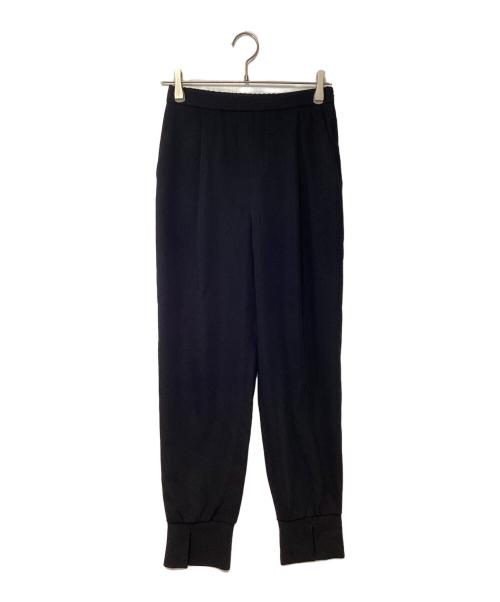 ANAYI（アナイ）ANAYI (アナイ) ダブルストレッチジョガーパンツ ブラック サイズ:38の古着・服飾アイテム