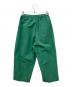 Veritecoeur (ヴェリテクール) ボリュームタックパンツ グリーン サイズ:1：6000円
