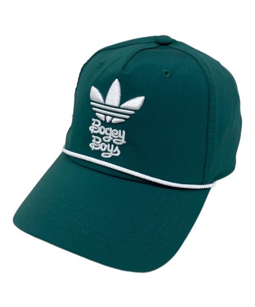 adidas（アディダス）adidas (アディダス) BOGEY BOY (ボギーボーイズ) ×ボギーボーイズ トレフォイルロゴ コラボクラシックキャップ グリーン サイズ:54-57cm 未使用品の古着・服飾アイテム
