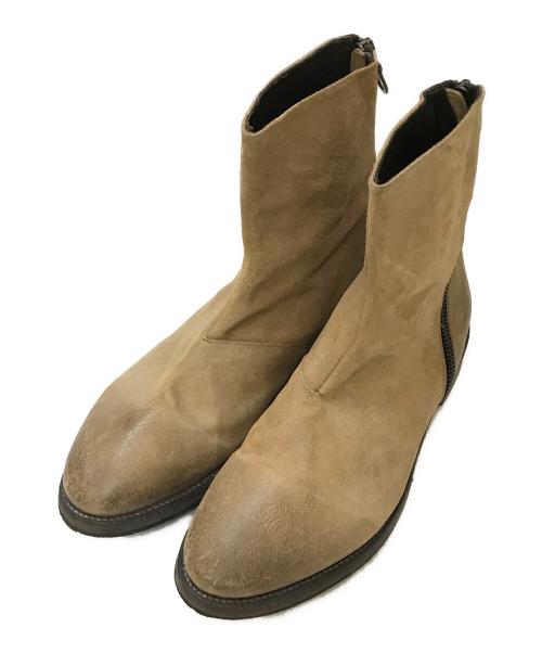 PAUL SMITH（ポールスミス）Paul Smith (ポールスミス) スパイラルジップブーツ ベージュ サイズ:9の古着・服飾アイテム