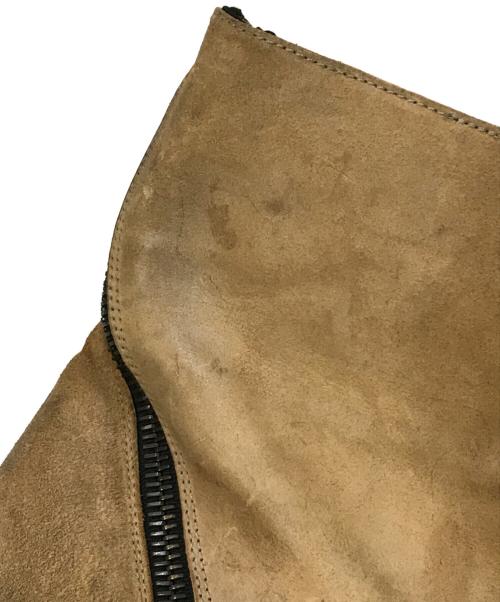 PAUL SMITH（ポールスミス）Paul Smith (ポールスミス) スパイラルジップブーツ ベージュ サイズ:9の古着・服飾アイテム