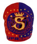 UMBRO×SUPREMEアンブロ×シュプリーム）の古着「Beanie/ビーニー」｜レッド×パープル