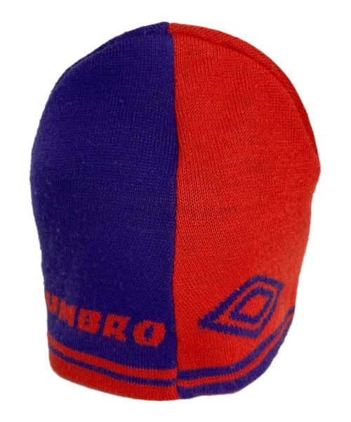 UMBRO（アンブロ）UMBRO (アンブロ) Supreme (シュプリーム) Beanie/ビーニー レッド×パープルの古着・服飾アイテム