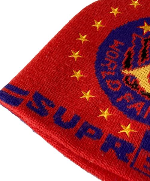 UMBRO（アンブロ）UMBRO (アンブロ) Supreme (シュプリーム) Beanie/ビーニー レッド×パープルの古着・服飾アイテム