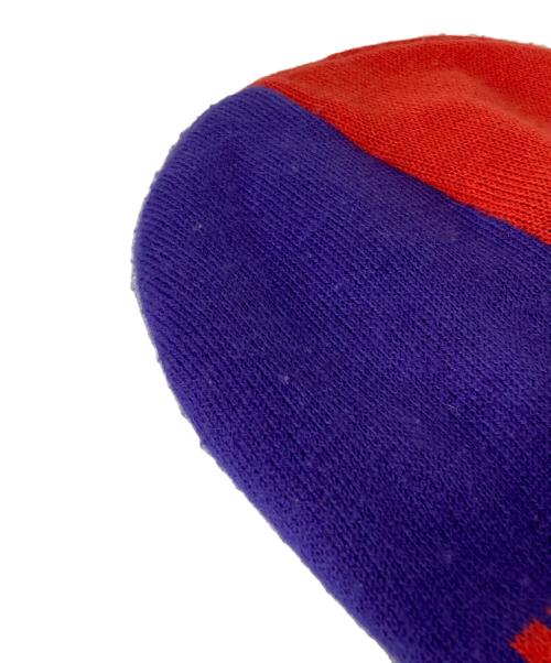 UMBRO（アンブロ）UMBRO (アンブロ) Supreme (シュプリーム) Beanie/ビーニー レッド×パープルの古着・服飾アイテム