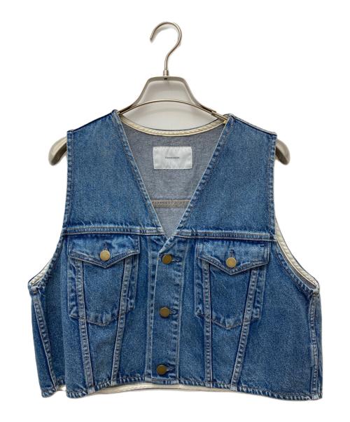 FRAMeWORK（フレームワーク）FRAMeWORK (フレームワーク) デニムVネックベスト 24-011-220-3050-2-0 インディゴ サイズ:サイズ表記なしの古着・服飾アイテム