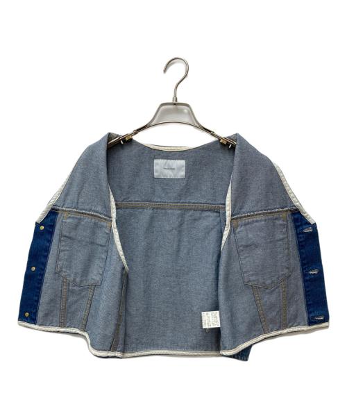 FRAMeWORK（フレームワーク）FRAMeWORK (フレームワーク) デニムVネックベスト 24-011-220-3050-2-0 インディゴ サイズ:サイズ表記なしの古着・服飾アイテム