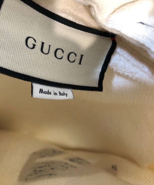 GUCCI（グッチ）GUCCI (グッチ) ブレードプリントプルオーバーパーカー ベージュ サイズ:SIZE Sの古着・服飾アイテム