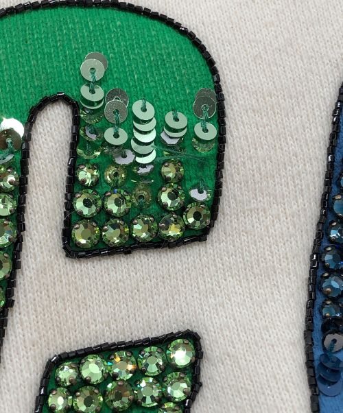 GUCCI（グッチ）GUCCI (グッチ) ブレードプリントプルオーバーパーカー ベージュ サイズ:SIZE Sの古着・服飾アイテム