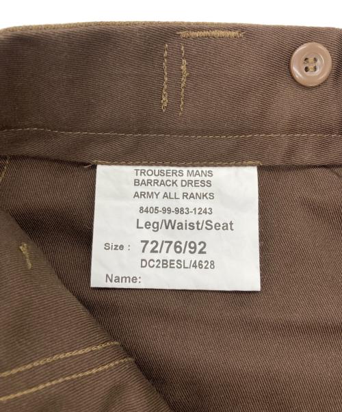 British Army（ブリティッシュアーミー）British Army (ブリティッシュ アーミー) Barrack Dress Trousers オリーブ サイズ:72/76/92の古着・服飾アイテム
