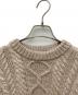 GUERNSEY WOOLLENS (ガンジーウーレンズ) ケーブルニット ベージュ サイズ:38：6000円