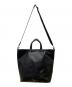 DIESEL (ディーゼル) ターポリントートバッグ ブラック×レッド：4000円