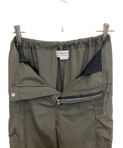 Americana（アメリカーナ）Americana (アメリカーナ) L'appartement (アパルトモン) Nylon Cargo Pants グレー サイズ:SIZE 36の古着・服飾アイテム