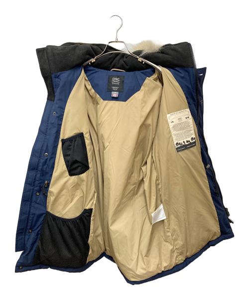 OSC CROSS（オーエスシー クロス）OSC CROSS (オーエスシー クロス) ダウンコート 83D5092 ネイビー サイズ:Lの古着・服飾アイテム