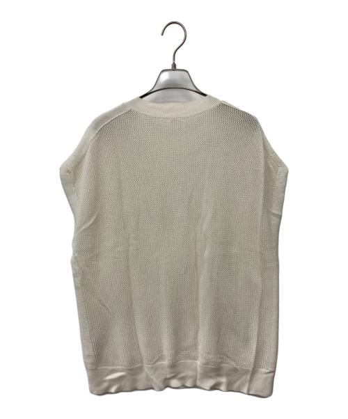 Lisiere（リジェール）Lisiere (リジェール) Mesh Knit アイボリー サイズ:Fの古着・服飾アイテム