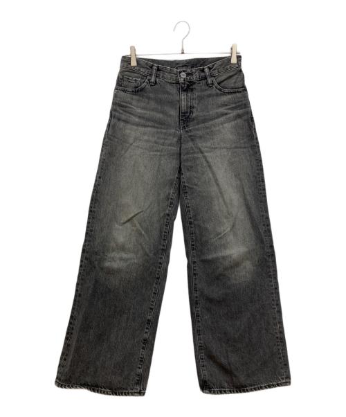 AUTHEN（オーセン）AUTHEN (オーセン) サーキュラーデニム ローライズワイドレッグ グレー サイズ:25の古着・服飾アイテム