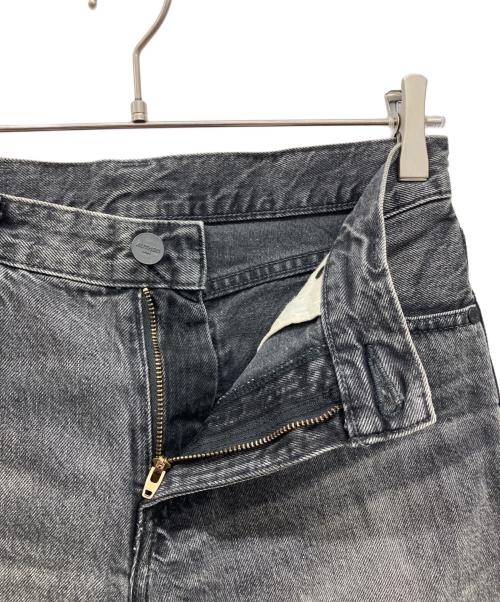 AUTHEN（オーセン）AUTHEN (オーセン) サーキュラーデニム ローライズワイドレッグ グレー サイズ:25の古着・服飾アイテム