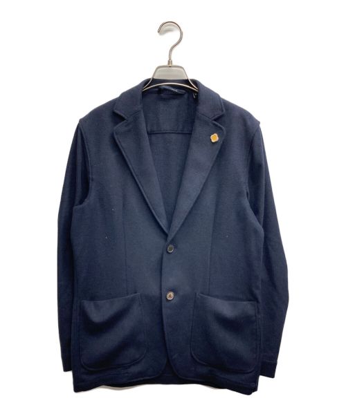 LARDINI（ラルディーニ）LARDINI (ラルディーニ) AMA フランネルシャツジャケット ネイビー サイズ:XSの古着・服飾アイテム