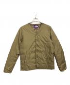 THE NORTHFACE PURPLELABELザ・ノースフェイス パープルレーベル）の古着「ダウンカーディガン」｜ブラウン