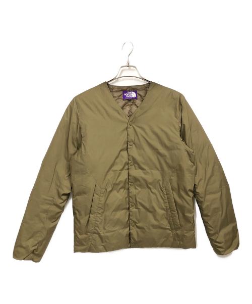 THE NORTHFACE PURPLELABEL（ザ・ノースフェイス パープルレーベル）THE NORTHFACE PURPLELABEL (ザ・ノースフェイス パープルレーベル) ダウンカーディガン ブラウン サイズ:Mの古着・服飾アイテム
