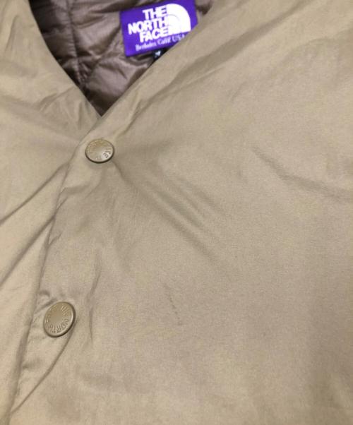 THE NORTHFACE PURPLELABEL（ザ・ノースフェイス パープルレーベル）THE NORTHFACE PURPLELABEL (ザ・ノースフェイス パープルレーベル) ダウンカーディガン ブラウン サイズ:Mの古着・服飾アイテム