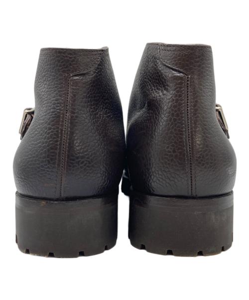 TOMORROW LAND（トゥモローランド）TOMORROW LAND (トゥモローランド) Hidetaka Fukaya (ヒデタカ フカヤ) ダブルモンクストラップレザーシューズ ブラウン サイズ:41の古着・服飾アイテム