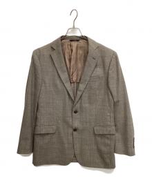 BROOKS BROTHERS（ブルックスブラザーズ）の古着「ウールリネンブレンドジャケット」｜ブラウン