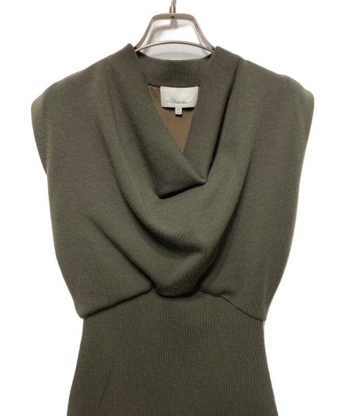 3.1 phillip lim（スリーワンフィリップリム）3.1 phillip lim (スリーワンフィリップリム) ノースリーブワンピース オリーブ サイズ:XSの古着・服飾アイテム