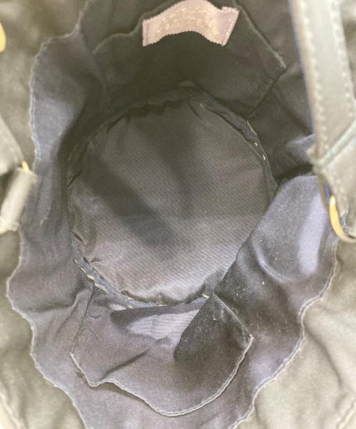 setsuko sagittaire（セツコセジテール）setsuko sagittaire (セツコセジテール) picnic バケツバッグ ネイビーの古着・服飾アイテム