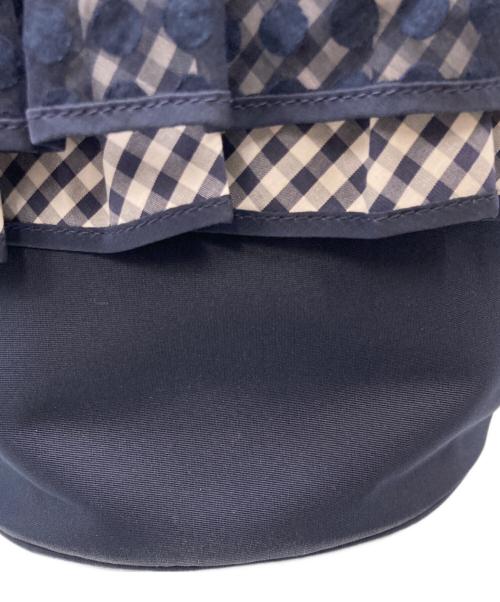 setsuko sagittaire（セツコセジテール）setsuko sagittaire (セツコセジテール) picnic バケツバッグ ネイビーの古着・服飾アイテム