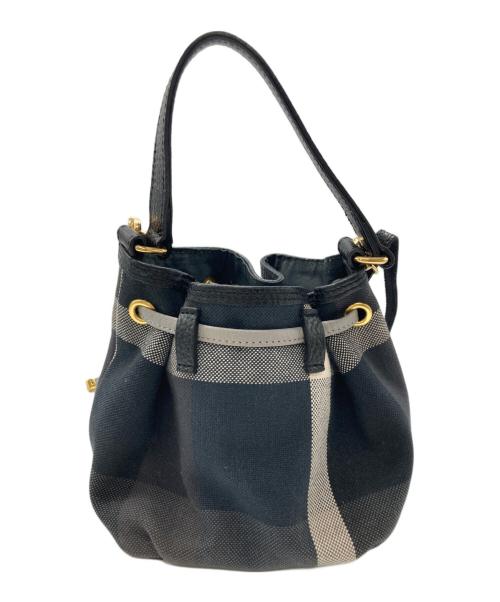 BLUE LABEL CRESTBRIDGE（ブルーレーベルクレストブリッジ）BLUE LABEL CRESTBRIDGE (ブルーレーベルクレストブリッジ) 巾着ショルダーバッグの古着・服飾アイテム