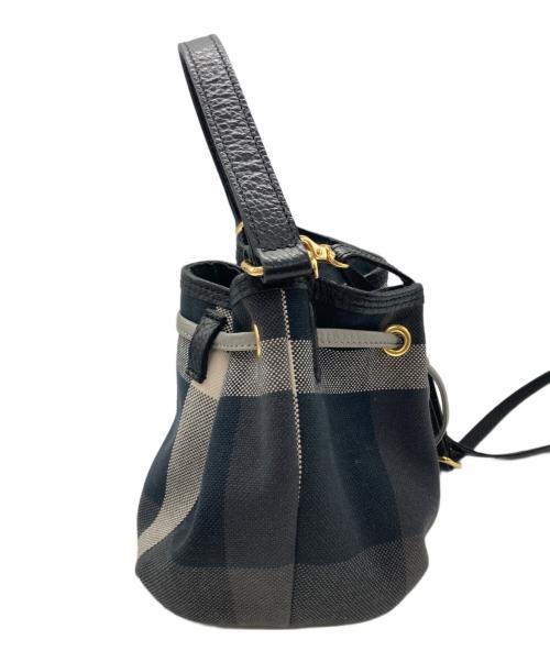 BLUE LABEL CRESTBRIDGE（ブルーレーベルクレストブリッジ）BLUE LABEL CRESTBRIDGE (ブルーレーベルクレストブリッジ) 巾着ショルダーバッグの古着・服飾アイテム