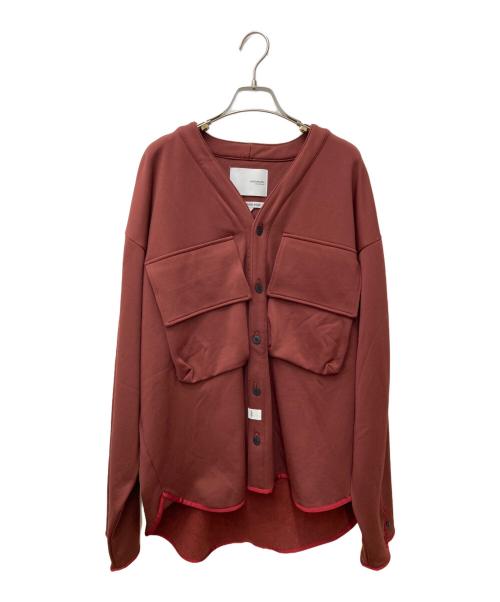 yoshiokubo GROUNDFLOOR（ヨシクボ グラウンドフロアー）yoshiokubo GROUNDFLOOR (ヨシクボ グラウンドフロアー) YUGEN TOP レッド サイズ:3の古着・服飾アイテム