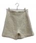 THIRD MAGAZINE (サードマガジン) mikomori (ミコモリ) ファンシーツイードショートパンツ ホワイト サイズ:3：5000円