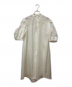Yueユエ）の古着「シャツワンピース　UJD654」｜ホワイト