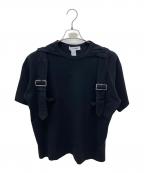 COMME des GARCONS SHIRTコムデギャルソンシャツ）の古着「ハーネスTシャツ」｜ブラック