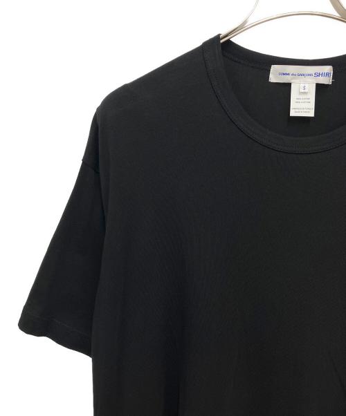 COMME des GARCONS SHIRT（コムデギャルソンシャツ）COMME des GARCONS SHIRT (コムデギャルソンシャツ) ラッフルディテール Tシャツ ブラック サイズ:Sの古着・服飾アイテム