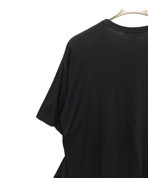 COMME des GARCONS SHIRT（コムデギャルソンシャツ）COMME des GARCONS SHIRT (コムデギャルソンシャツ) ラッフルディテール Tシャツ ブラック サイズ:Sの古着・服飾アイテム
