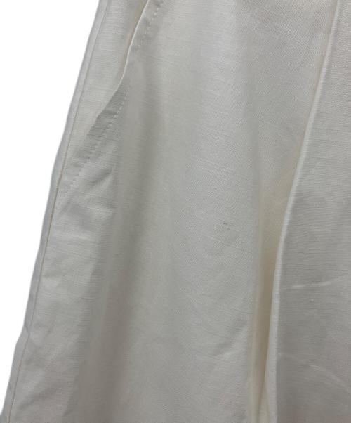 eunoia（ユノイア）eunoia (ユノイア) ワイドハーフパンツ ホワイト サイズ:Sの古着・服飾アイテム