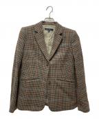 BROOKS BROTHERSブルックスブラザーズ）の古着「エルボーパッチテーラードジャケット」｜ベージュ