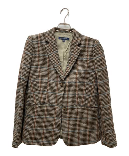 BROOKS BROTHERS（ブルックスブラザーズ）BROOKS BROTHERS (ブルックスブラザーズ) エルボーパッチテーラードジャケット ベージュの古着・服飾アイテム