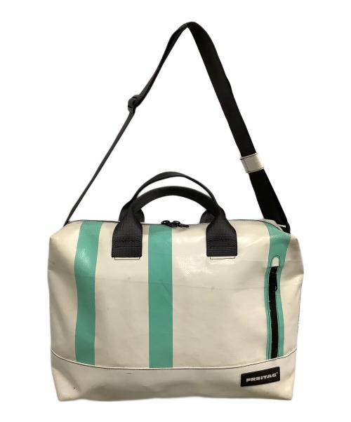 FREITAG（フライターグ）FREITAG (フライターグ) ショルダーバッグ ROY ホワイト×グリーンの古着・服飾アイテム