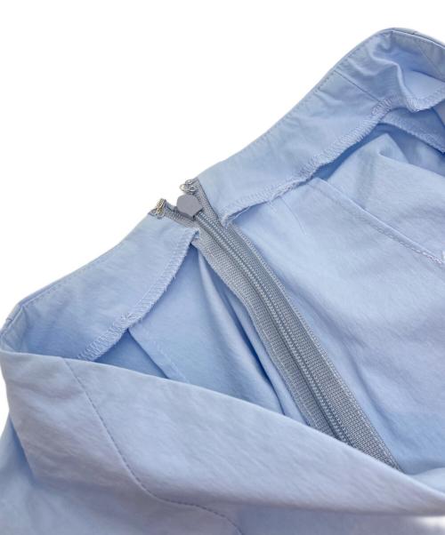 anuans（アニュアンス）anuans (アニュアンス) ギャザーブラウス ブルー サイズ:Fの古着・服飾アイテム