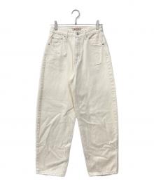 Apuweiser-riche（アプワイザーリッシェ）の古着「セミカーブデニム」｜アイボリー