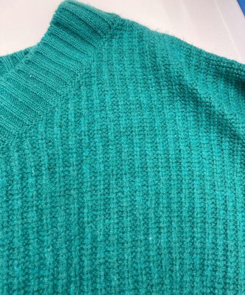 sheller（シェリエ）sheller (シェリエ) Vネックニット SL193000824 グリーン サイズ:Fの古着・服飾アイテム