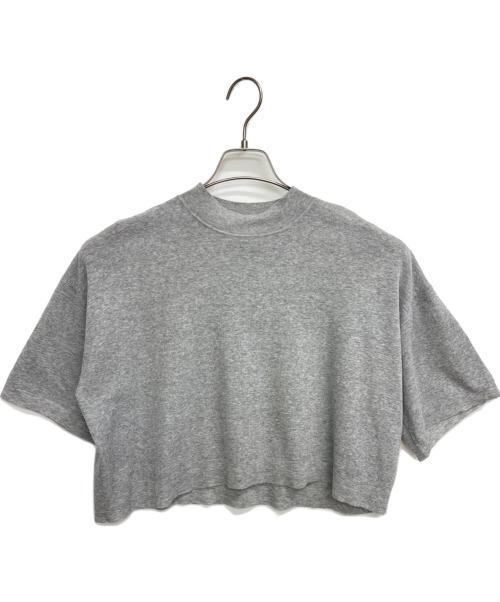 MIESROHE（ミースロエ）MIESROHE (ミースロエ) シアーワイドＴニット グレー サイズ:Freeの古着・服飾アイテム