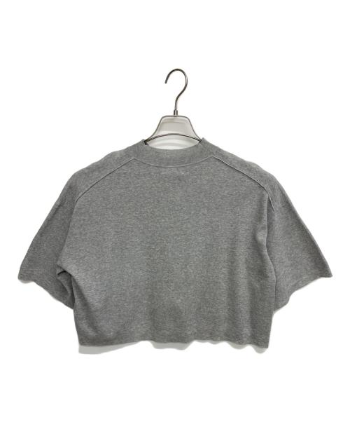 MIESROHE（ミースロエ）MIESROHE (ミースロエ) シアーワイドＴニット グレー サイズ:Freeの古着・服飾アイテム