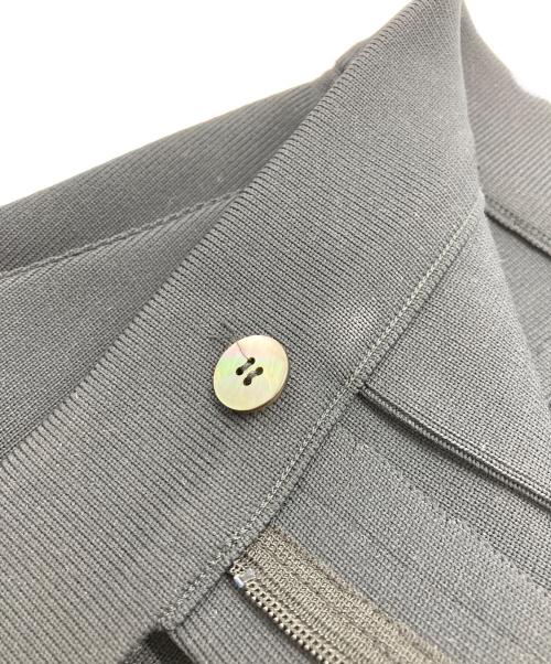 DES PRES（デ プレ）DES PRES (デ プレ) フルニードルニットパターン クロップドパンツ ネイビー サイズ:36の古着・服飾アイテム