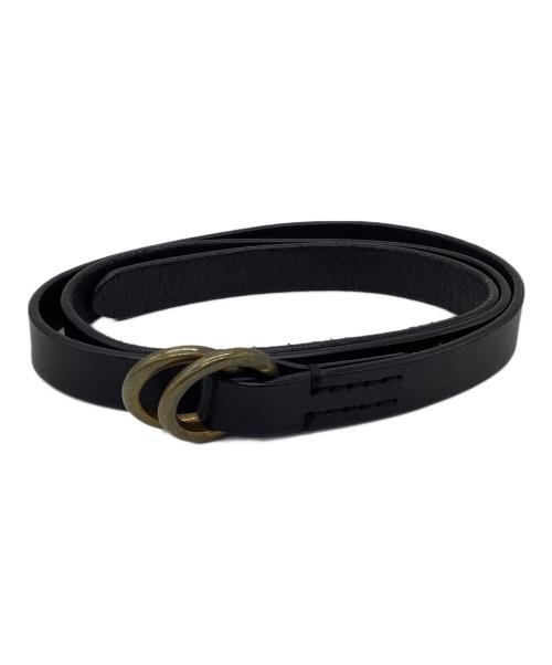 J&M DAVIDSON（ジェイ＆エム デヴィッドソン）J&M DAVIDSON (ジェイ＆エム デヴィッドソン) レザーベルト ブラックの古着・服飾アイテム