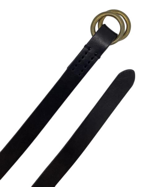 J&M DAVIDSON（ジェイ＆エム デヴィッドソン）J&M DAVIDSON (ジェイ＆エム デヴィッドソン) レザーベルト ブラックの古着・服飾アイテム